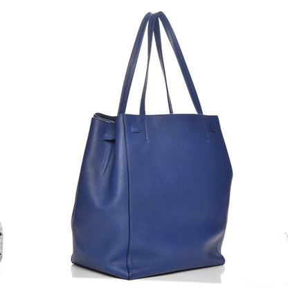 Celine Soft Grained Calfskin Medium Belt Cabas Phantom Indigo 3 of 7