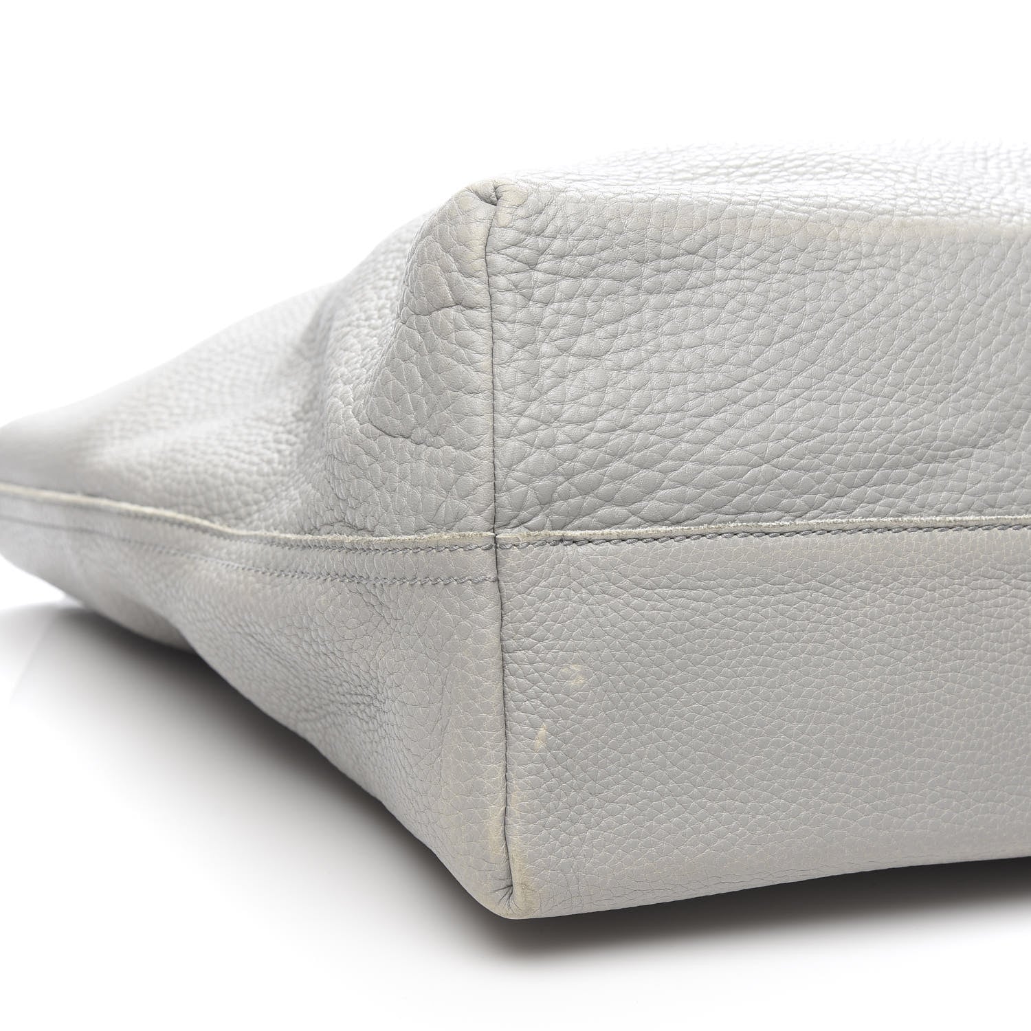 Bottega Veneta Cervo Deerskin Shopping Tote Light Grey 7 of 11