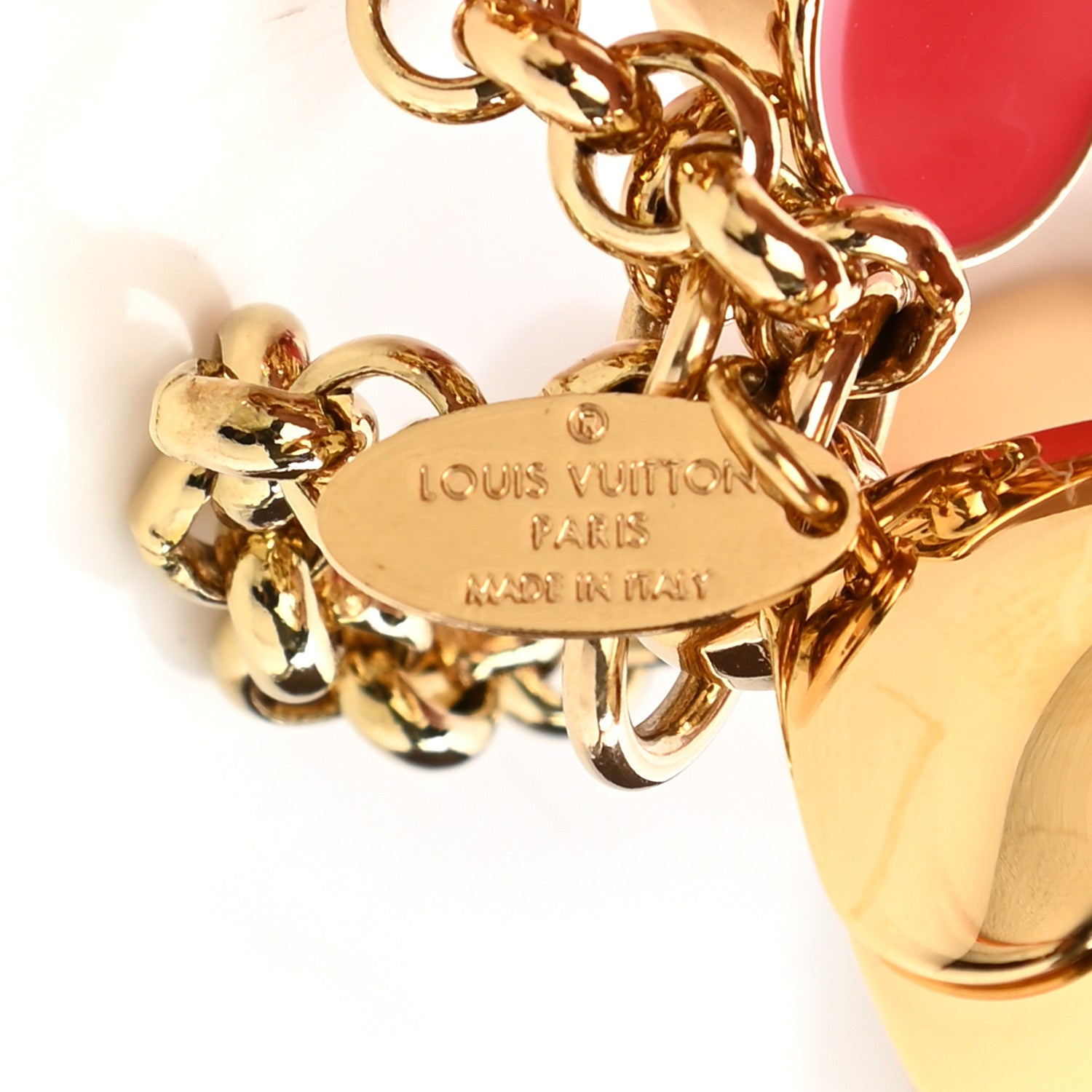Louis Vuitton Fleur De Monogram Bag Charm Pink 3 of 5