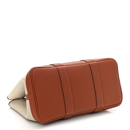 Hermes Twill D Negonda Garden Party 30 TPM Tote Beton Cuivre 4 of 10