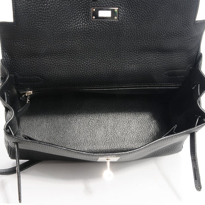 Hermes Taurillon Clemence Kelly Retourne 32 Black 23 of 23