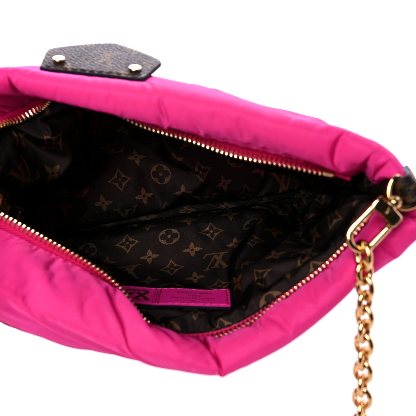 Econyl Monogram Pillow Maxi Multi Pochette Accessories Mini Pochette Fuchsia