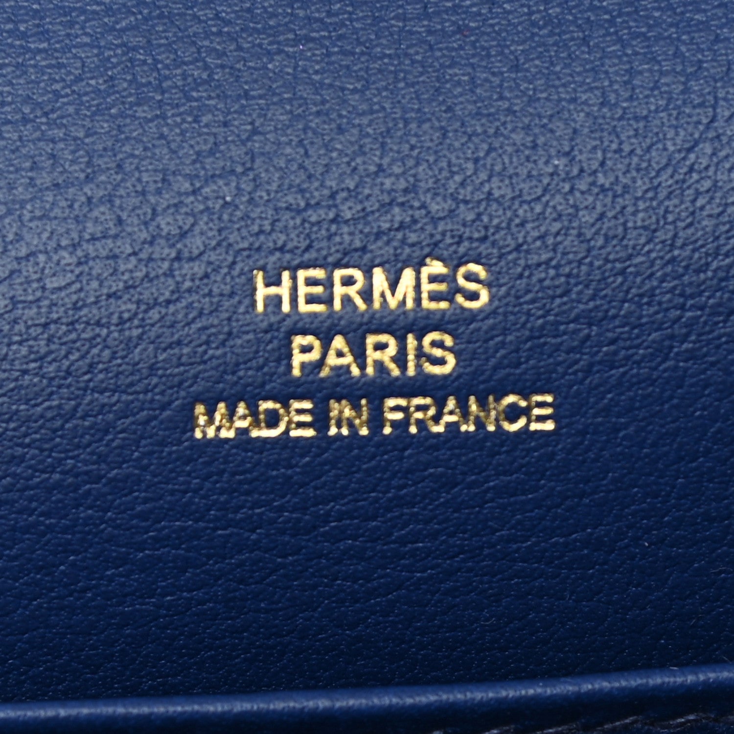 Hermes Swift Kelly Pochette Clutch Bleu Saphir 6 of 8