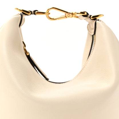 Fendi Vitello Grace Matte Mini Fendigraphy Hobo Bag White Ice 8 of 10