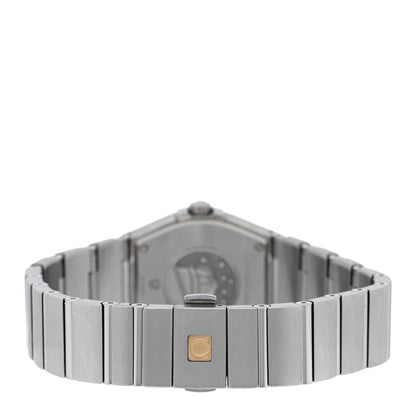 Omega Stainless Steel Diamond Blue Mother of Pearl 27mm Constellation Quartz Watch 123.10.27.60.57.001 3 of 5