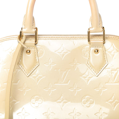 Louis Vuitton Vernis Alma PM Blanc Corail 10 of 12