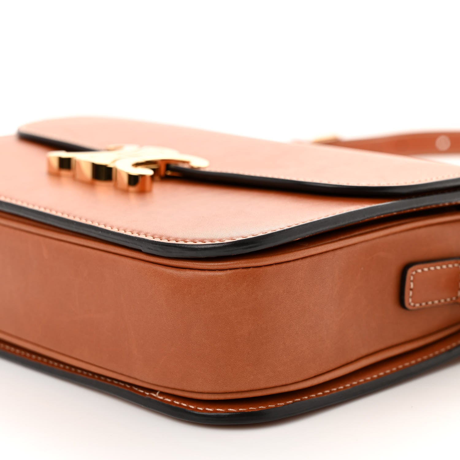 Celine Natural Calfskin Medium Triomphe Tan 10 of 12