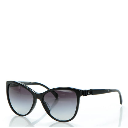 Chanel CC Bow Sunglasses 5281 Black 2 of 9