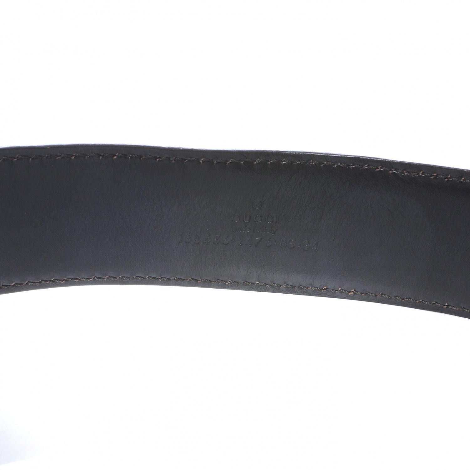 Gucci Leather Bamboo G Buckle Belt 85 34 3 of 5