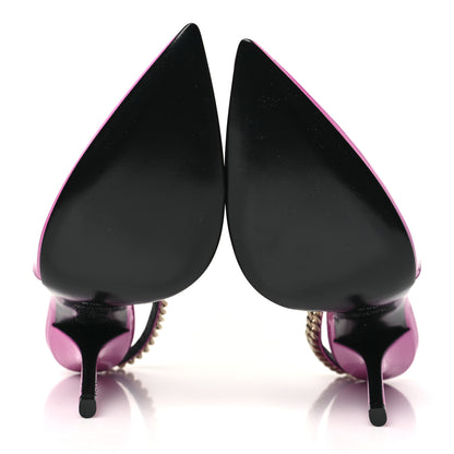 Gucci Patent Signoria Slingback Pumps 36.5 Pink 5 of 9
