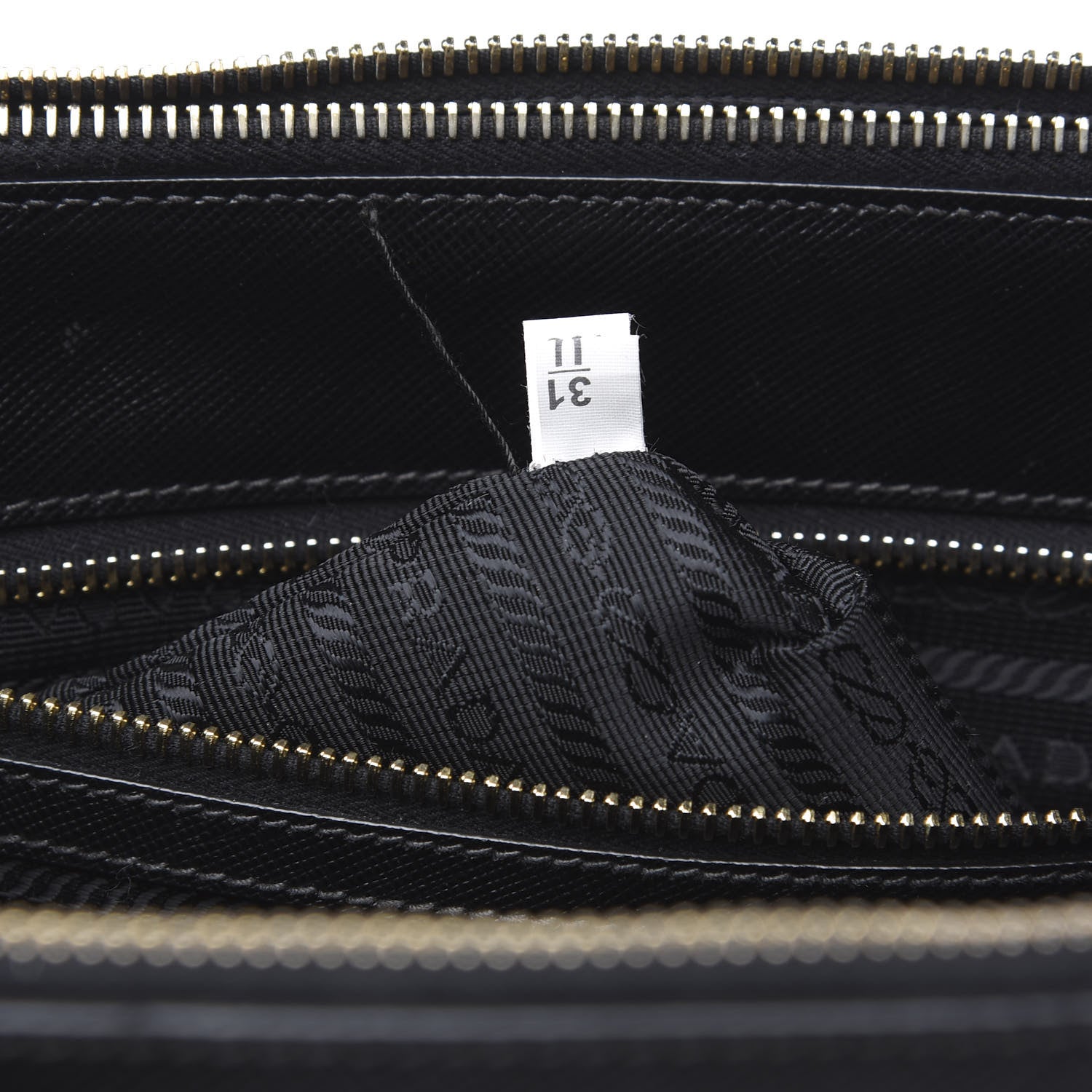 Prada Saffiano Large Galleria Double Zip Tote Black 7 of 15