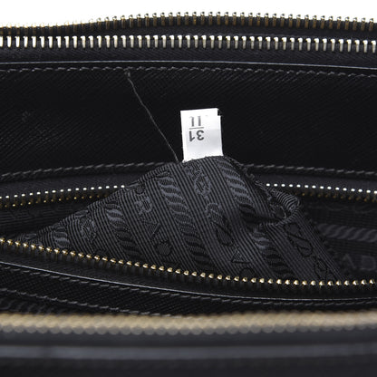 Prada Saffiano Large Galleria Double Zip Tote Black 7 of 15