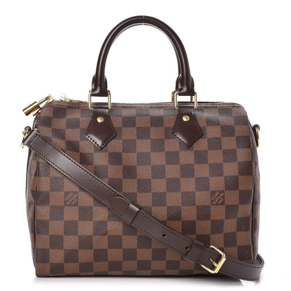 Louis Vuitton Damier Ebene Speedy Bandouliere 25 1 of 8