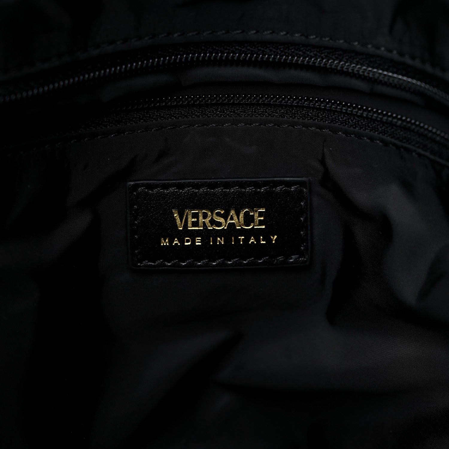Versace Nylon Medusa Tote Flamingo Black 6 of 10