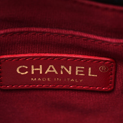 Chanel Caviar Quilted Twist Your Buttons Bucket Bag Black 7 of 10