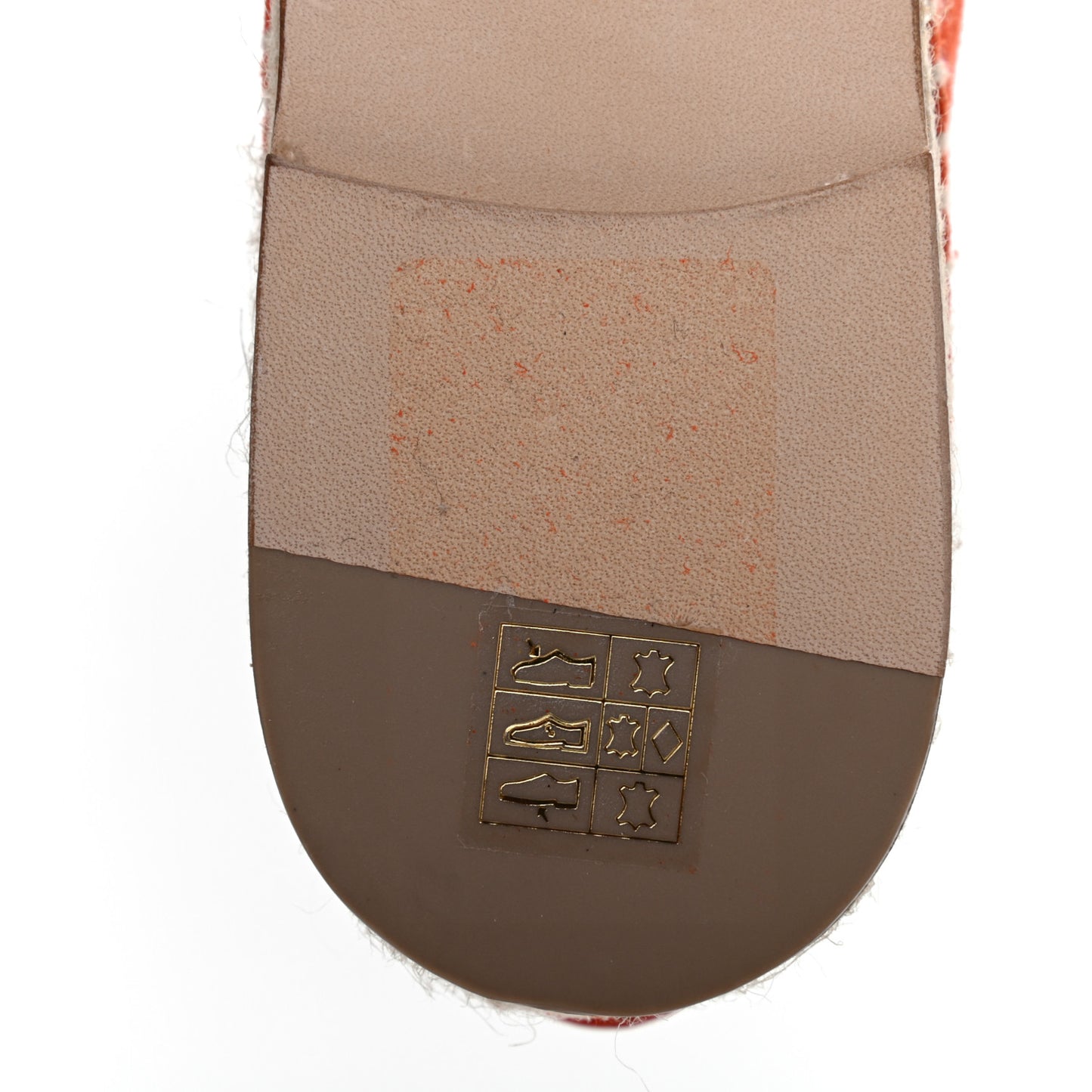 Suede Goatskin Womens Trip Espadrilles 38 Rouge Braise