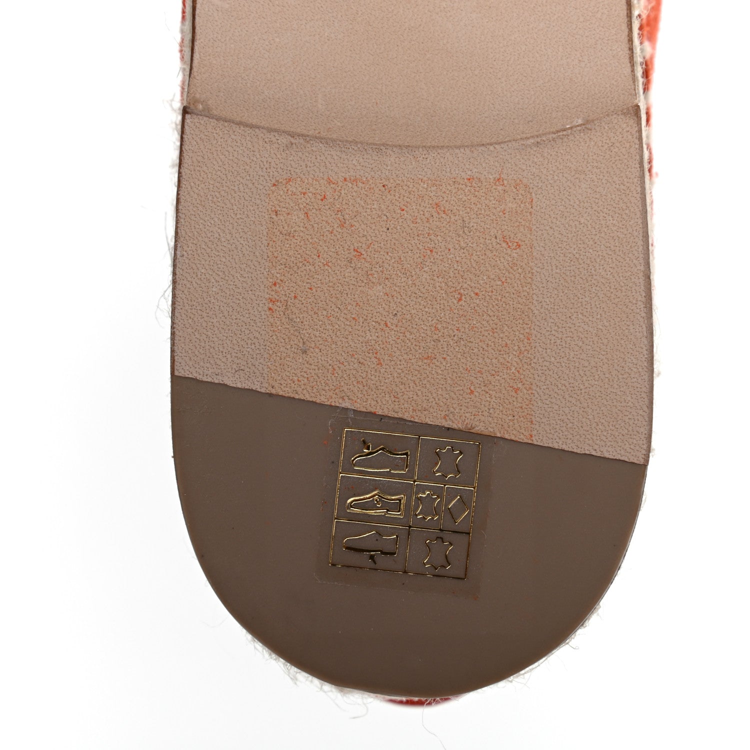 Hermes Suede Goatskin Womens Trip Espadrilles 38 Rouge Braise 8 of 10