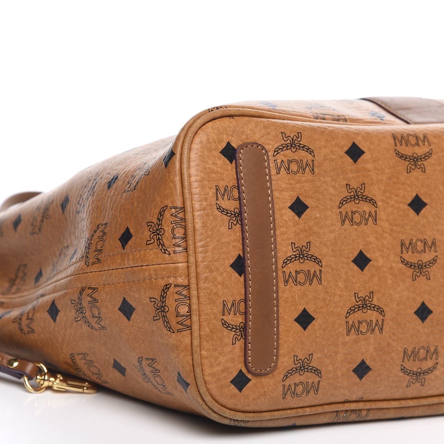 Visetos Medium Liz Reversible Shopper Tote Cognac