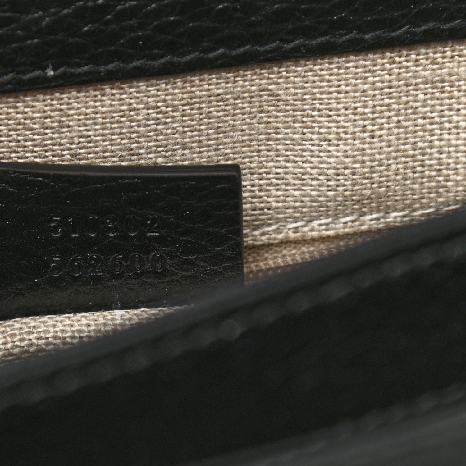 Gucci Dollar Calfskin Interlocking G Top Handle Shoulder Bag Black 6 of 9