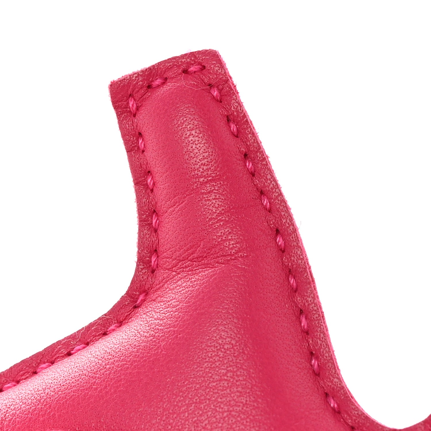 Hermes Milo Lambskin Grigri Rodeo Horse Bag Charm PM Rose Mexico 5 of 6