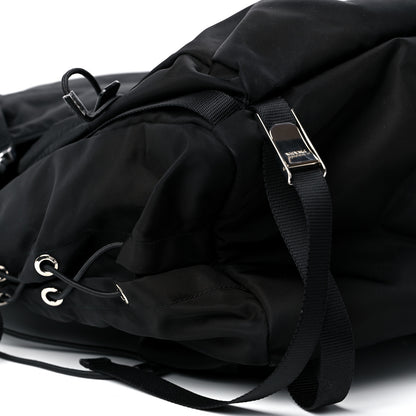 Prada Tessuto Nylon Montagna Double Buckle Backpack Black 7 of 10