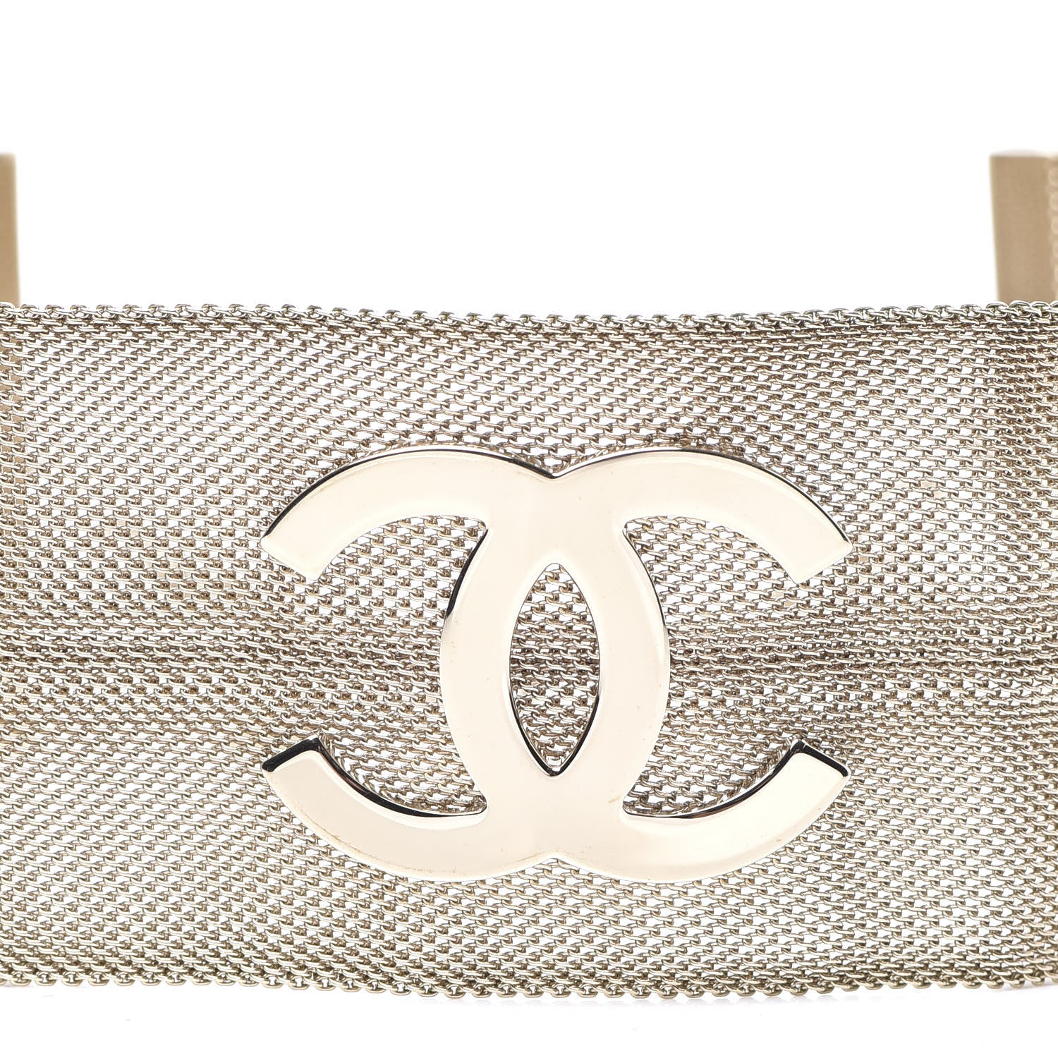 Chanel Mesh CC Choker Necklace Gold 7 of 8