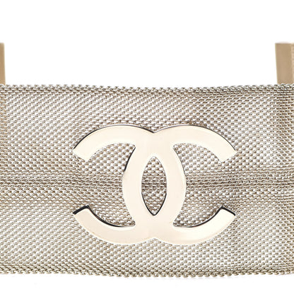 Chanel Mesh CC Choker Necklace Gold 7 of 8