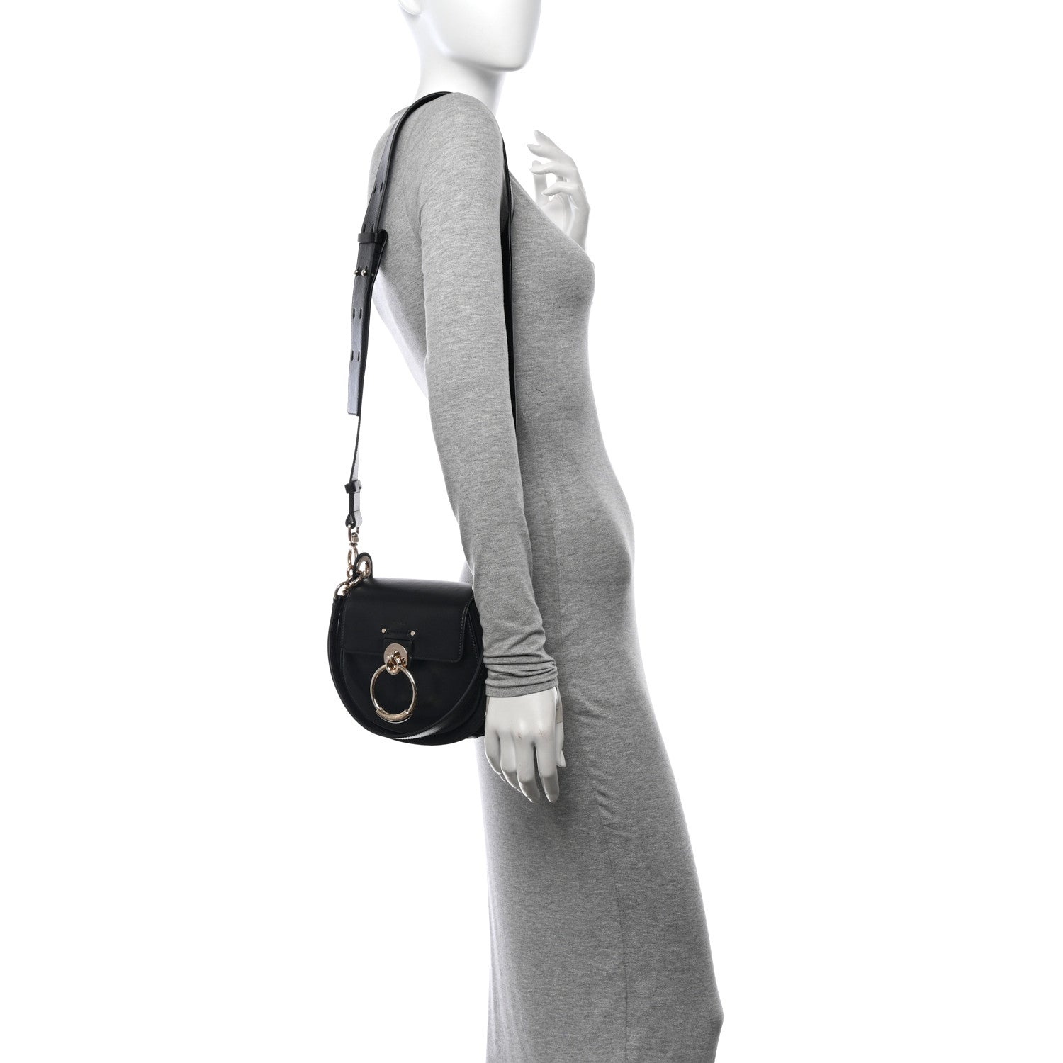 Chloe Calfskin Small Tess Bag Black 2 of 11