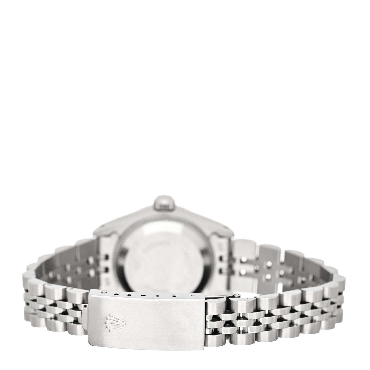 Rolex Stainless Steel 18K White Gold 26mm Oyster Perpetual Datejust Watch White Roman 69174 3 of 4