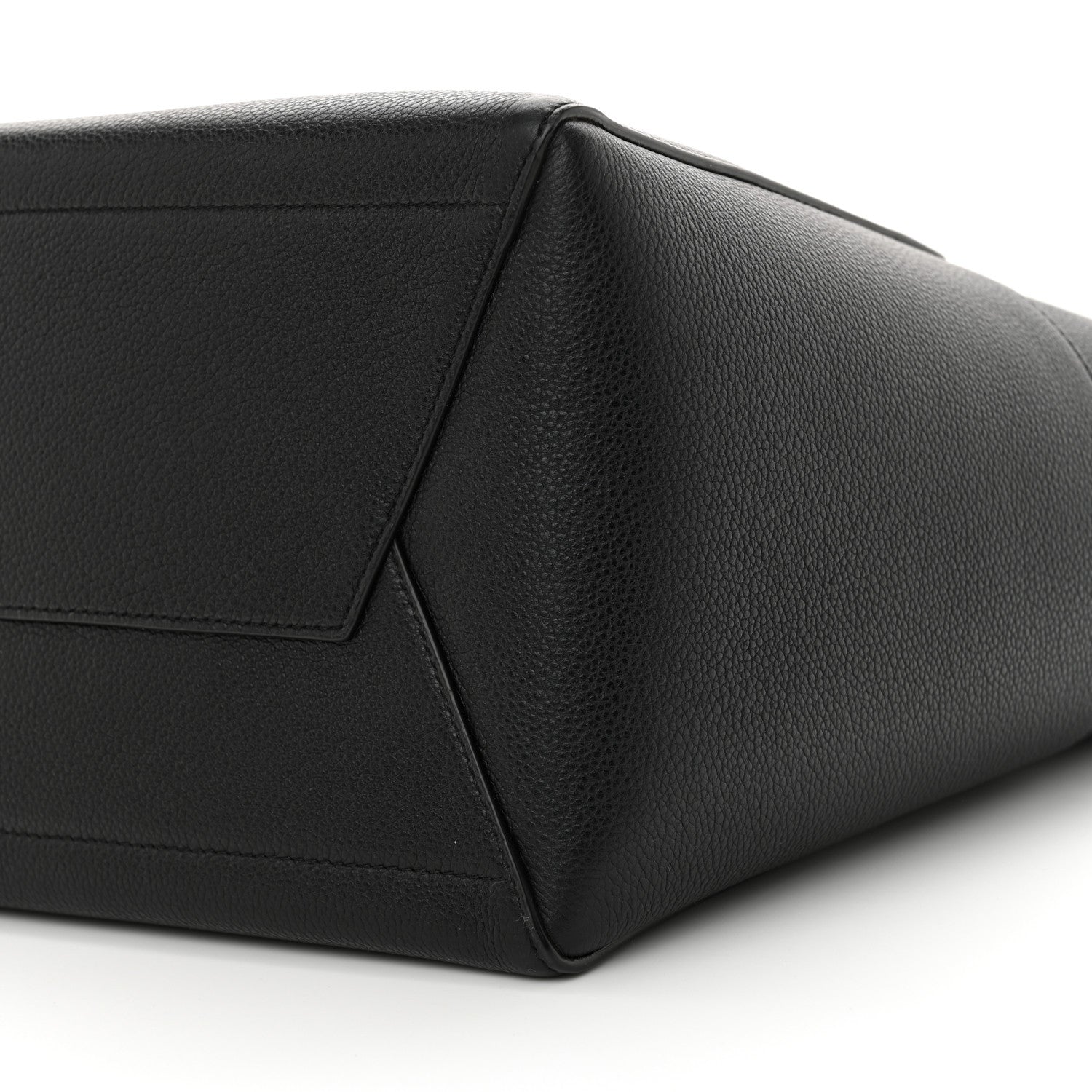 Celine Soft Grained Calfskin Sangle Bucket Bag Black 9 of 11