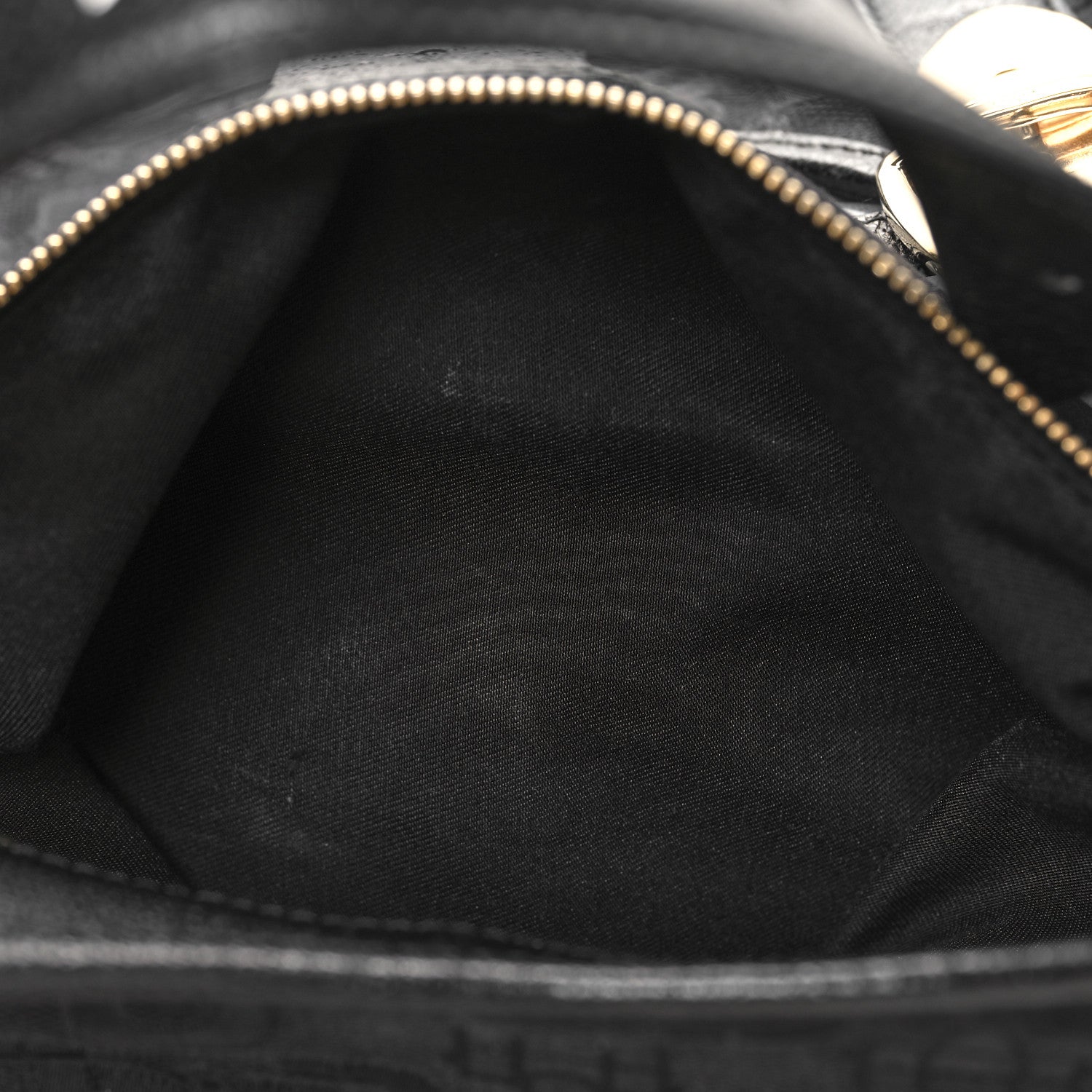 Gucci Canvas Horsebit Large Glam Shoulder Bag Black 14 of 14