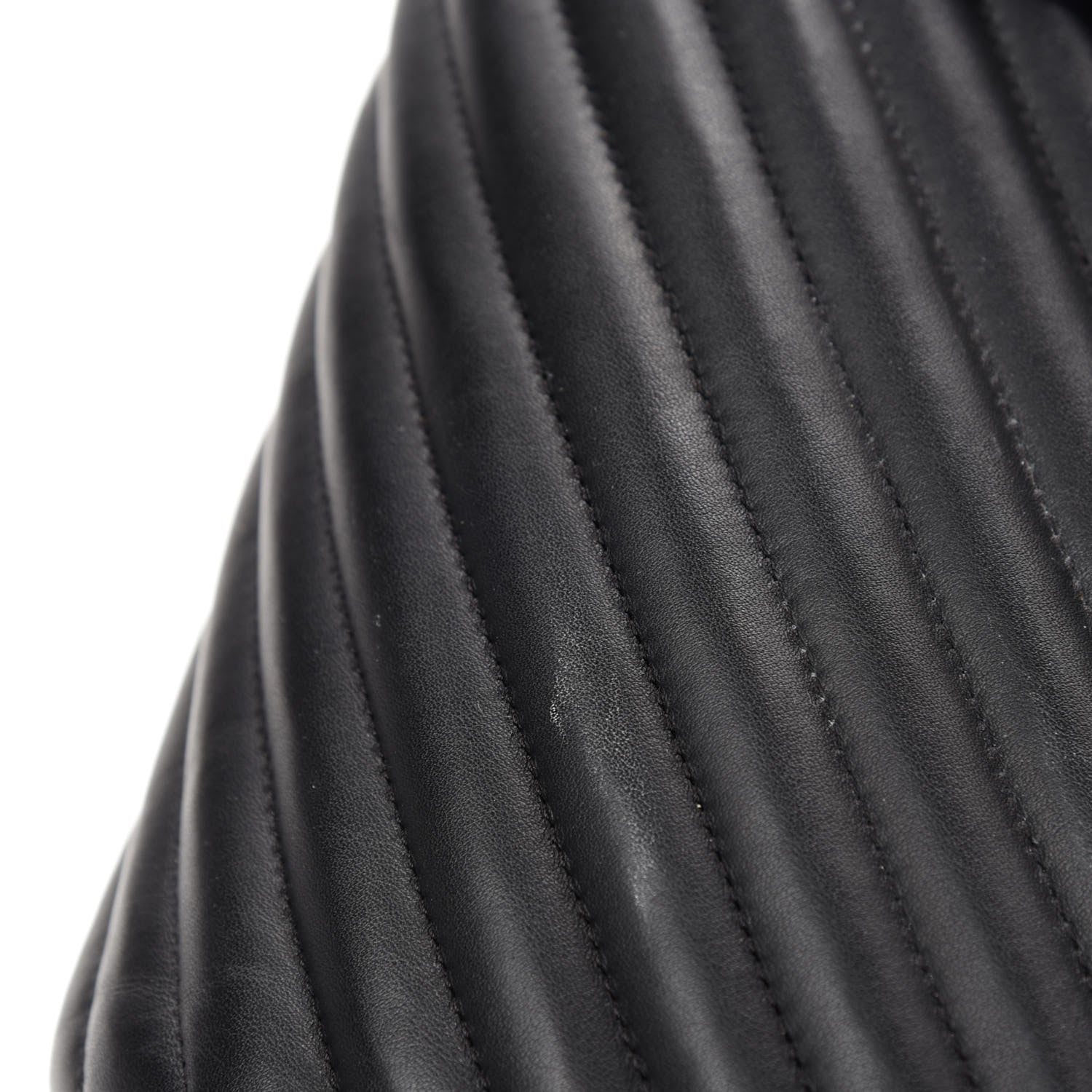 Chanel Calfskin Chevron Quilted Large Urban Spirit Backpack Black 8 of 11