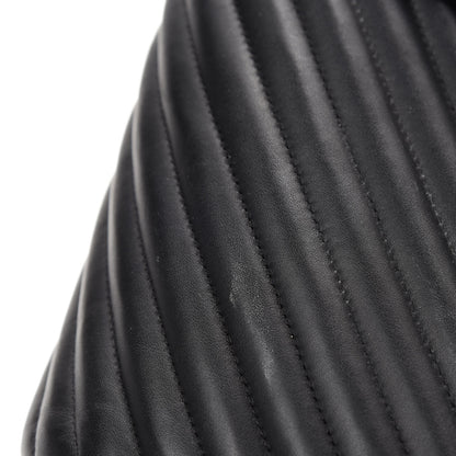Chanel Calfskin Chevron Quilted Large Urban Spirit Backpack Black 8 of 11