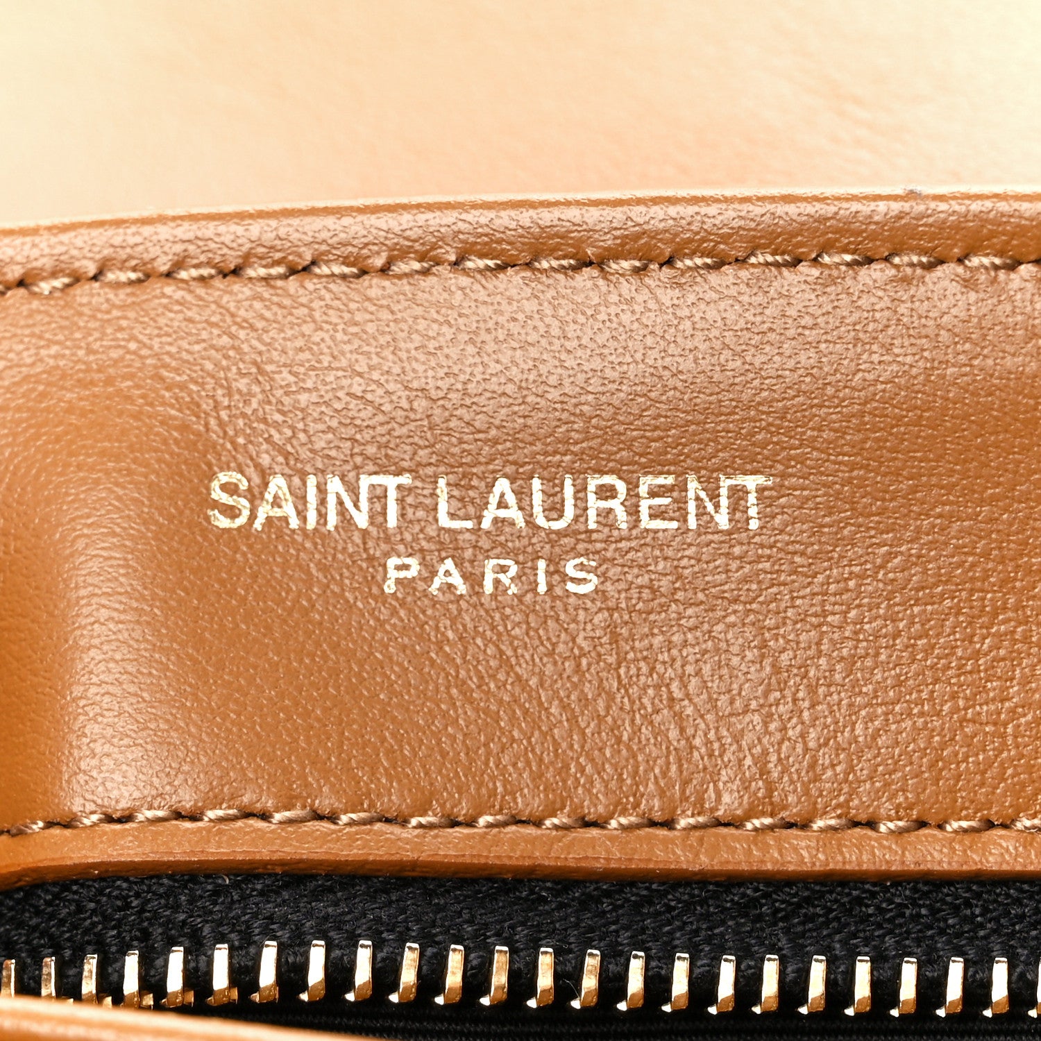 Saint Laurent Calfskin Y Quilted Monogram Toy Loulou Crossbody Bag Dark Natural 6 of 12
