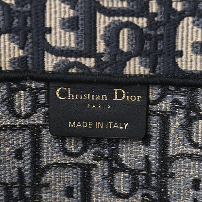 Christian Dior Oblique Medium Book Tote Blue Multicolor 5 of 8
