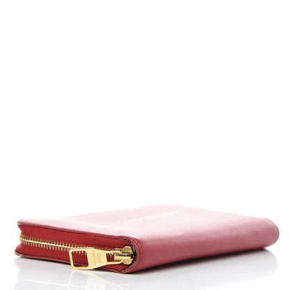 Louis Vuitton Supple Calfskin Paname Take Off Flight Zippy Wallet Red 4 of 10