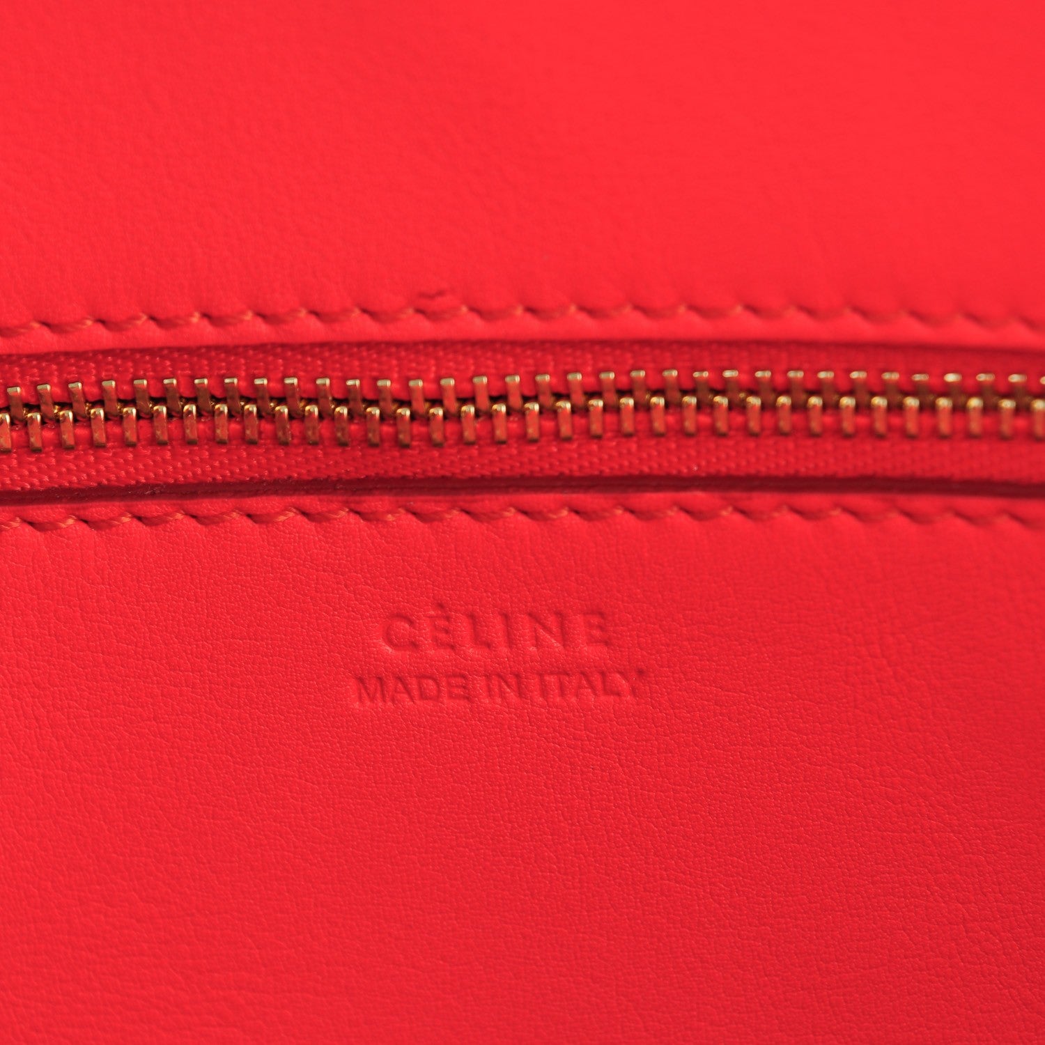 Celine Smooth Calfskin Mini Tie Knot Tote Alizarin 6 of 9