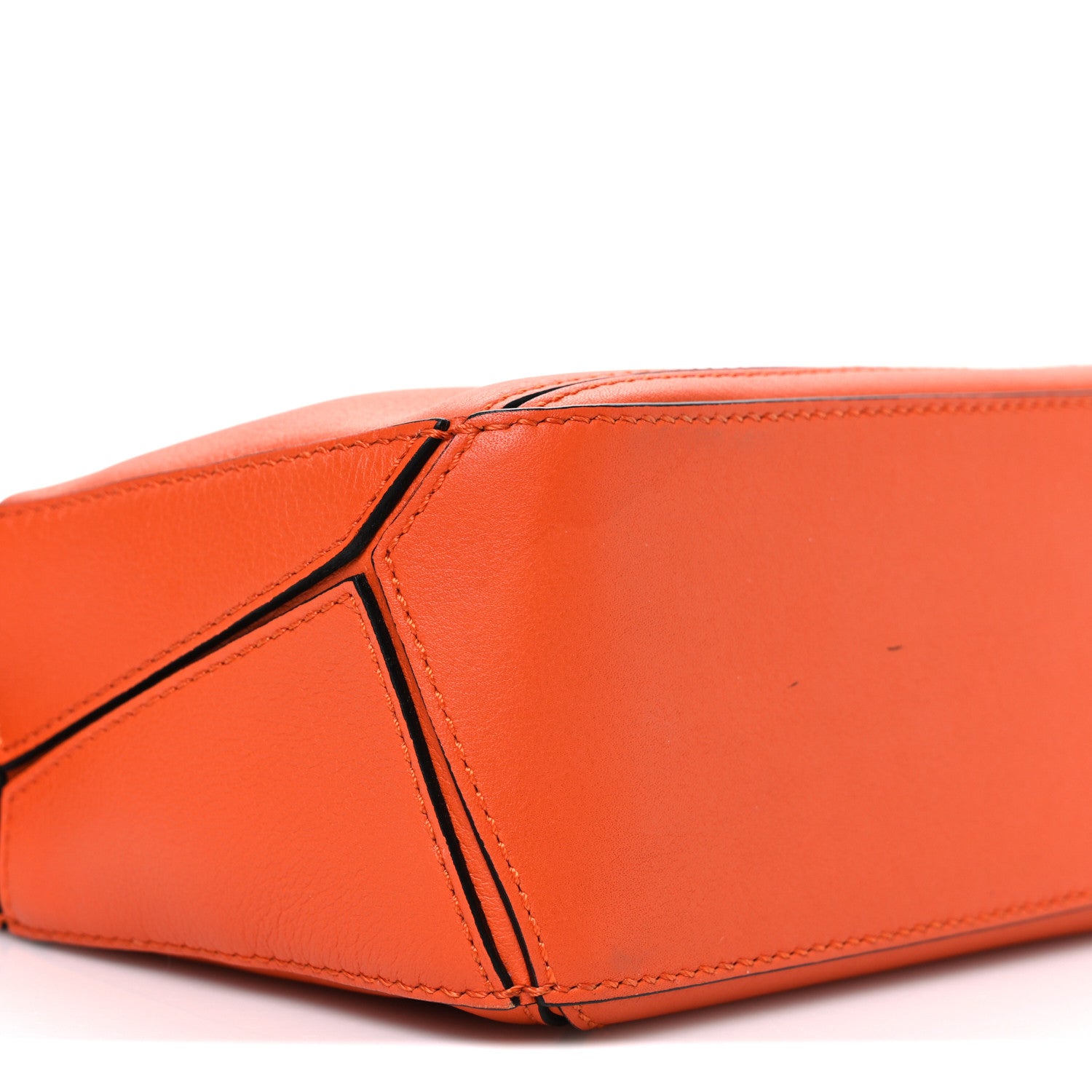 Loewe Calfskin Mini Puzzle Bag Orange 9 of 12