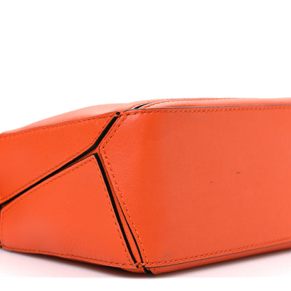Loewe Calfskin Mini Puzzle Bag Orange 9 of 12
