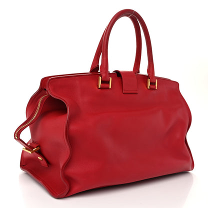 Saint Laurent Calfskin Medium Classic Y Cabas Fuchsia 3 of 12
