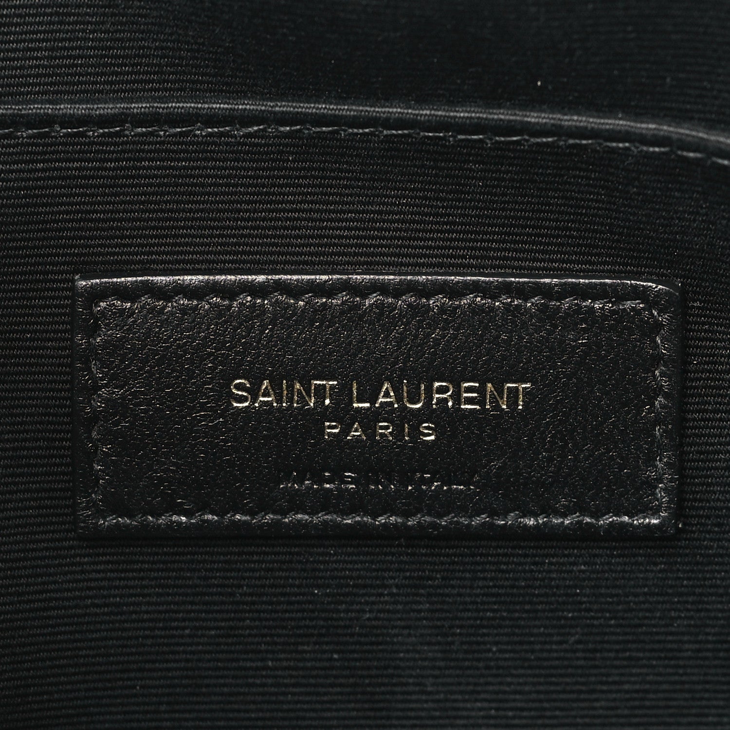 Saint Laurent Lambskin Monogram Medium Sade Puffer Pouch Black 6 of 10