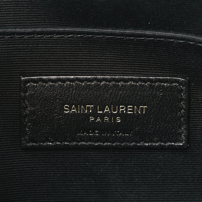 Saint Laurent Lambskin Monogram Medium Sade Puffer Pouch Black 6 of 10