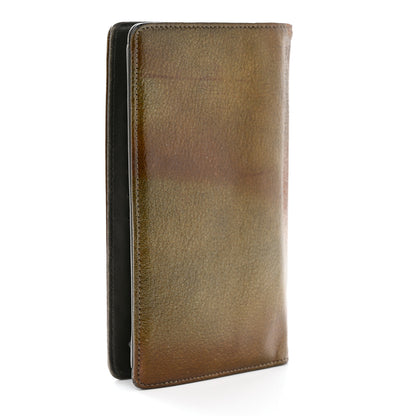 Chanel Grained Patent CC Yen Wallet Brown 3 of 8