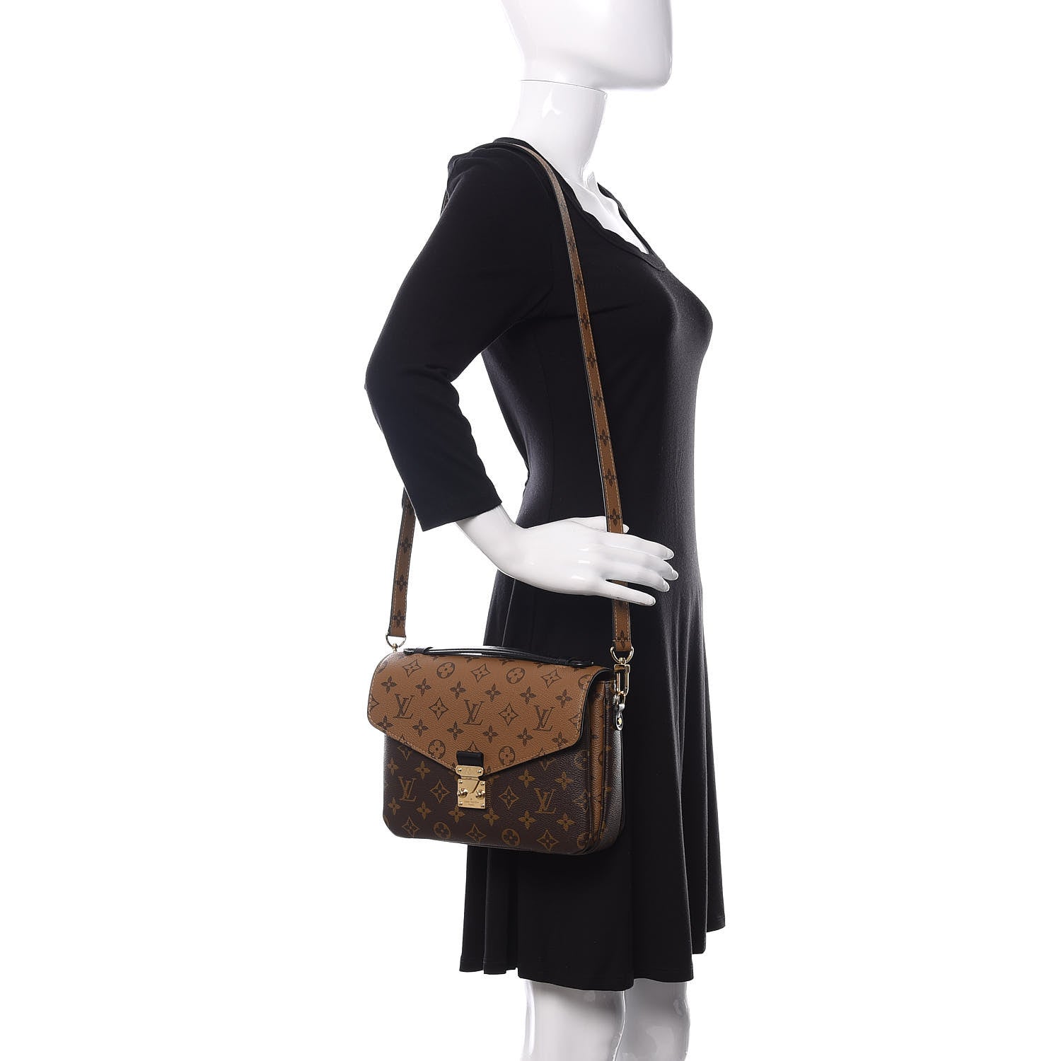 Louis Vuitton Reverse Monogram Pochette Metis 2 of 10