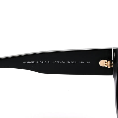 Chanel Acetate Polarized Round Sunglasses 5410 Black 5 of 8