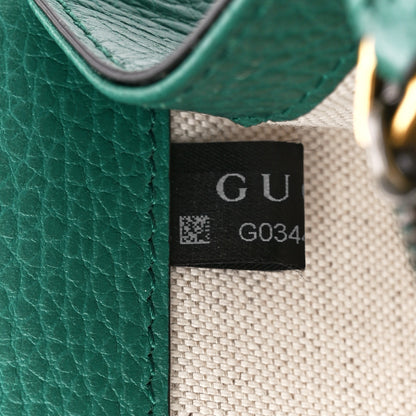 Gucci Pebbled Calfskin Small Dionysus Shoulder Bag Emerald 7 of 14
