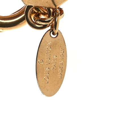 Louis Vuitton LV Facettes Bag Charm Key Holder Gold 3 of 4