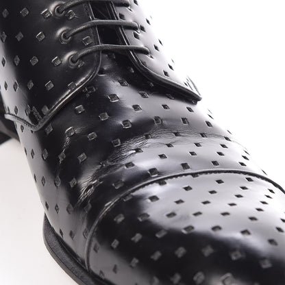 Louis Vuitton Calfskin Mens Mulholland Derby Lace Up Shoes 8 Black 13 of 13