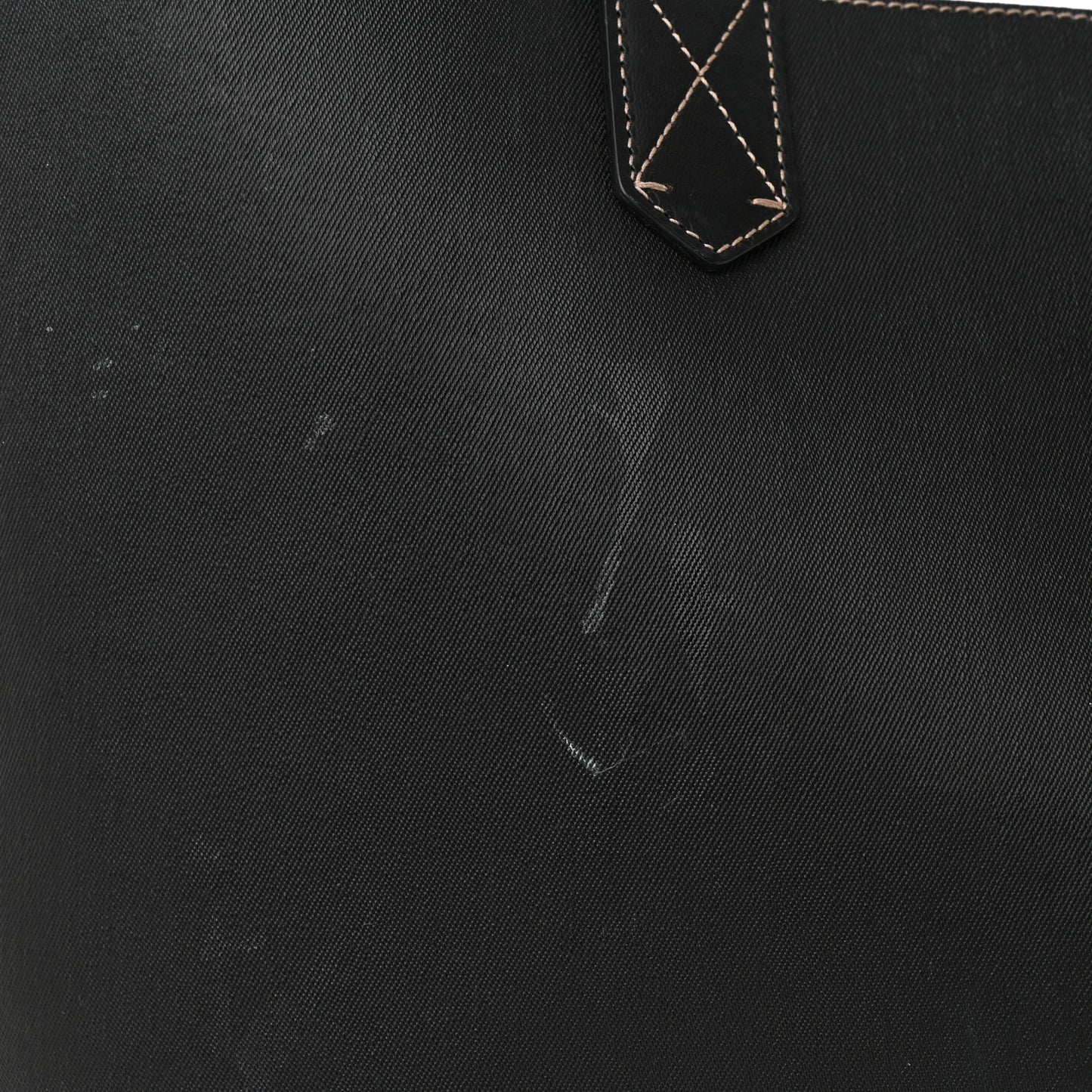Calfskin GG Supreme Monogram Large Reversible Tote Black