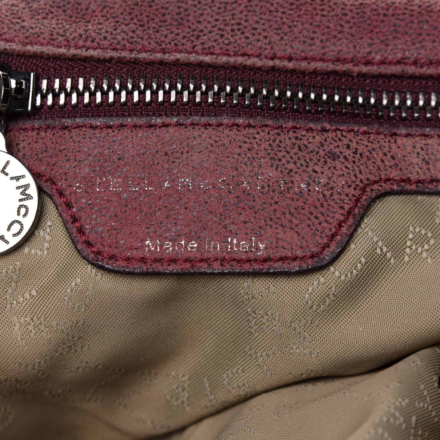 Shaggy Deer Small Falabella Tote Plum